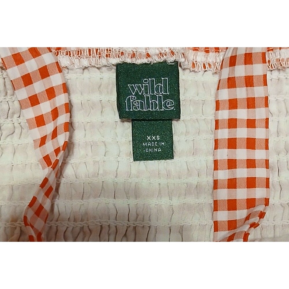 Wild Fable Red Tiny Checkered Summer Dress with Straps  XXS  NWOT - Picture 9 of 12
